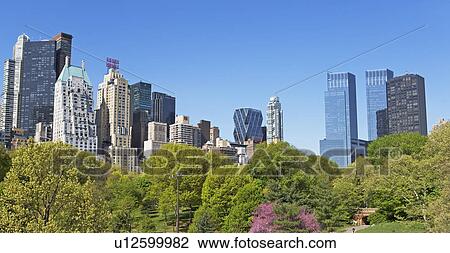 Buildings and trees, New York, United States View Large Photo Image Stock Image - Buildings and trees, New York, United States. Fotosearch