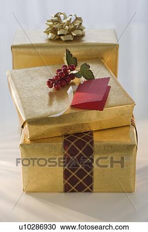 Stock Image - Christmas gifts. Fotosearch