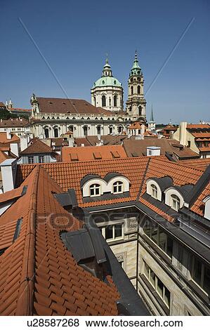 Stock Photo - City rooftops. Fotosearch