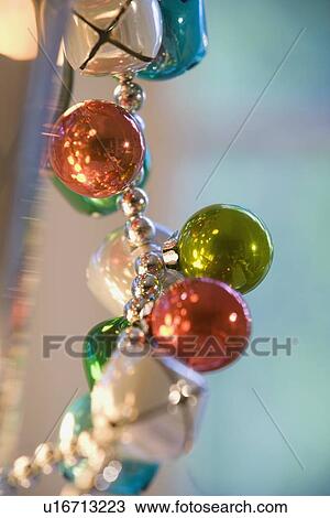 Stock Image - Close up of Christmas decoration. Fotosearch