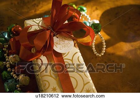 Close up of Christmas gift View Large Photo Image Stock Image - Close up of Christmas gift. Fotosearch