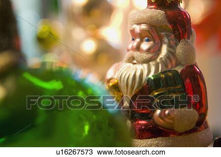 Stock Image - Close up of Christmas ornament. Fotosearch