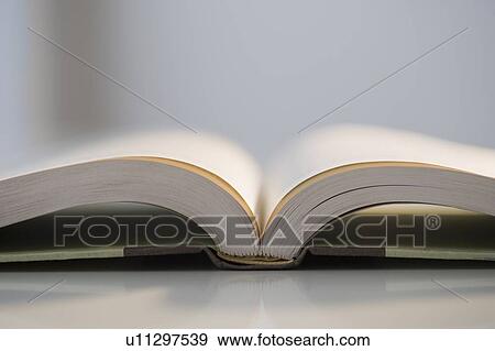Stock Photo - Close up of open book. Fotosearch