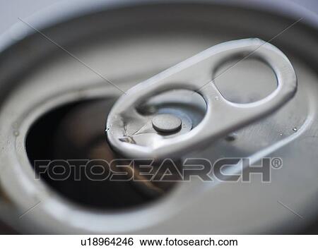 Close up of opening of tin can View Large Photo Image Stock Photograph - Close up of opening of tin can. Fotosearch