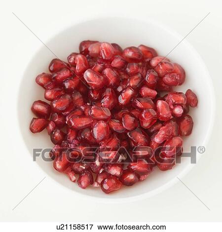 Stock Photo - Close up of pomegranate seeds. Fotosearch