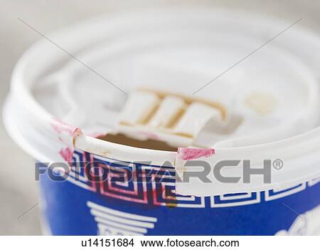 Picture - Close up of take out coffee. Fotosearch