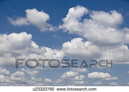 Stock Image - Clouds in sky. Fotosearch