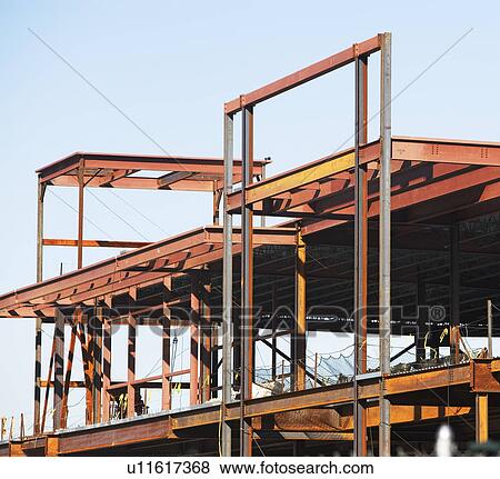 Stock Photo - Commercial construction site, New York City, New York, United States. Fotosearch