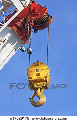 construction crane, hook View Large Photo Image Stock Photo - construction crane, hook. Fotosearch