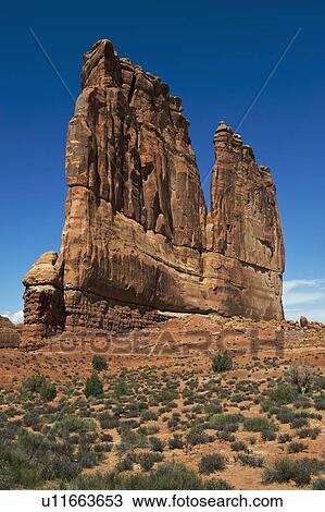 Courthouse Towers of Arches National Park, Utah View Large Photo Image Stock Image - Courthouse Towers of Arches National Park, Utah. Fotosearch