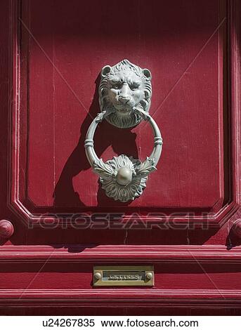 Decorative door knocker View Large Photo Image Stock Photography - Decorative door knocker. Fotosearch