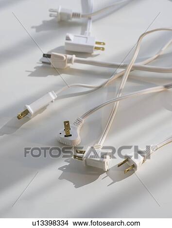 Picture - Electrical plugs. Fotosearch