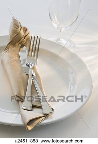 Stock Photo - Elegant placesetting. Fotosearch