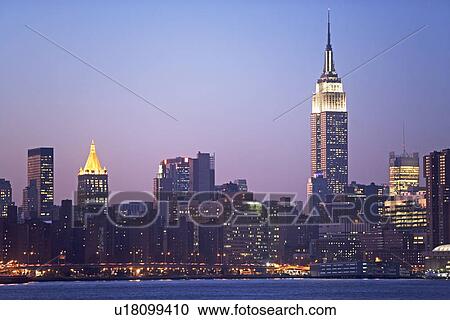 Stock Image - Empire State Building, New York City. Fotosearch