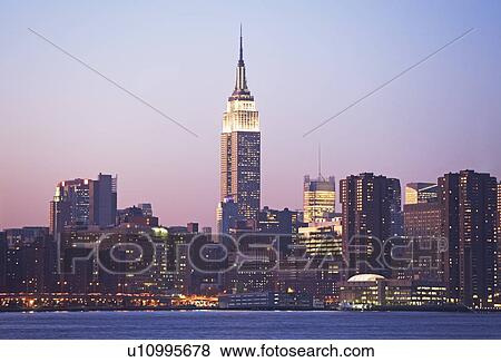 Empire State Building, New York City View Large Photo Image Stock Photo - Empire State Building, New York City. Fotosearch