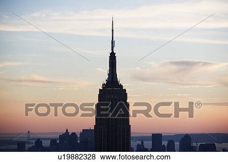 Empire State Building, New York City View Large Photo Image Stock Photo - Empire State Building, New York City. Fotosearch