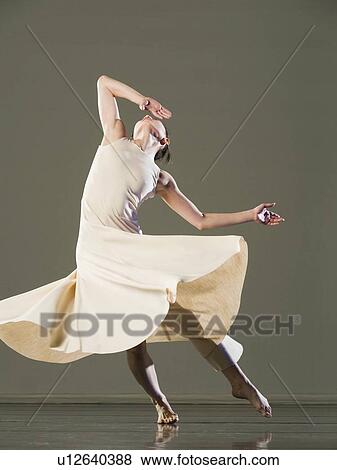 Stock Photo - Female ballet dancer dancing. Fotosearch