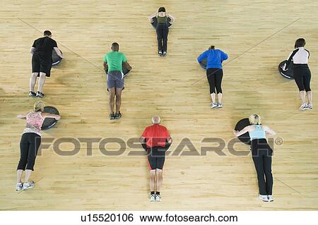 Fitness class View Large Photo Image Stock Photograph - Fitness class. Fotosearch