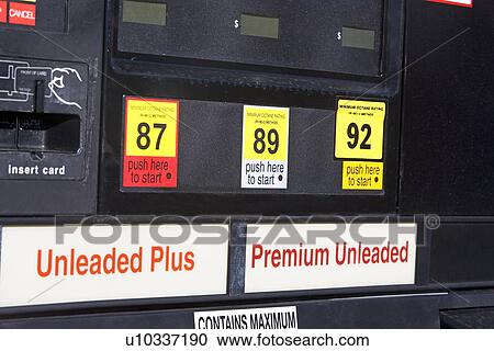 Stock Image - gas pumps. Fotosearch