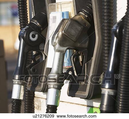 Stock Photo - gas pumps. Fotosearch