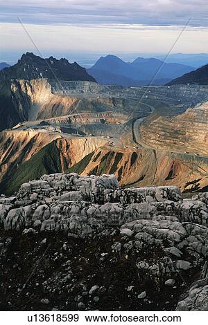 Stock Photo - Gold and copper mine in Indonesia. Fotosearch