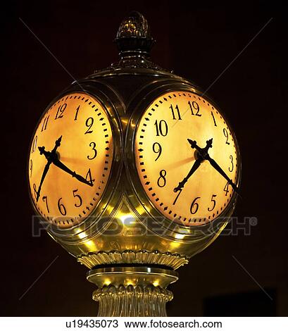 Stock Image - Grand Central Station clock. Fotosearch
