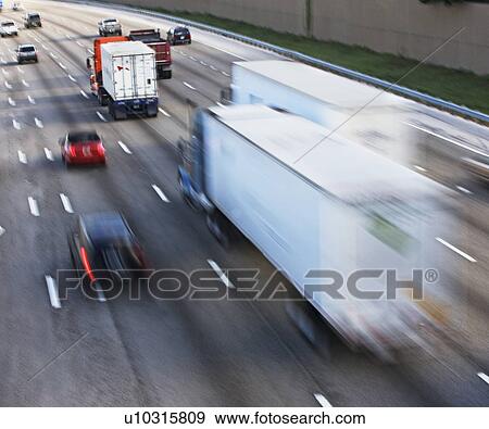 highway traffic View Large Photo Image Stock Photo - highway traffic. Fotosearch