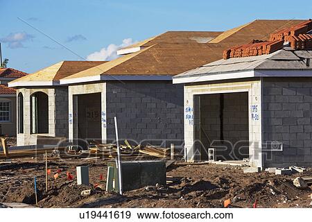 house construction View Large Photo Image Stock Photo - house construction. Fotosearch