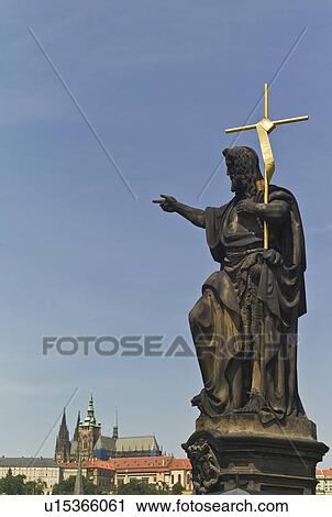 John the Baptist statue, Prague View Large Photo Image Stock Image - John the Baptist statue, Prague. Fotosearch