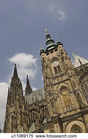 Stock Photography - Low angle view of historical cathedral. Fotosearch