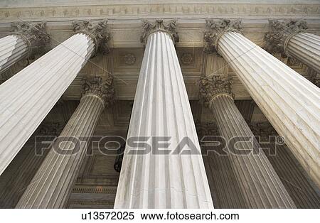 Stock Photography - Low angle view of stone columns. Fotosearch