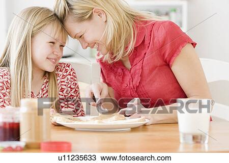 Mother and daughter making sandwich View Large Photo Image Stock Image - Mother and daughter making sandwich. Fotosearch