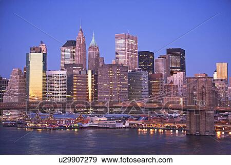 Stock Photo - New York City skyline. Fotosearch