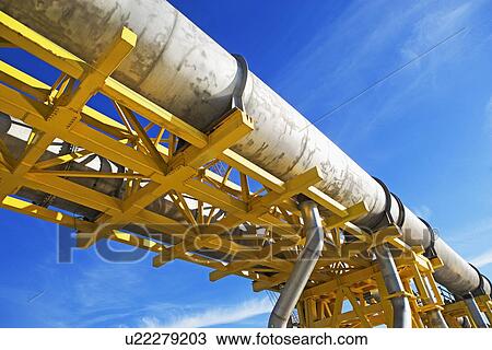 Stock Image - oil pipeline, . Fotosearch