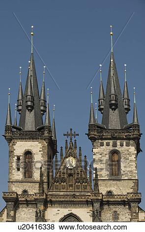 Ornate church spires View Large Photo Image Stock Photo - Ornate church spires. Fotosearch