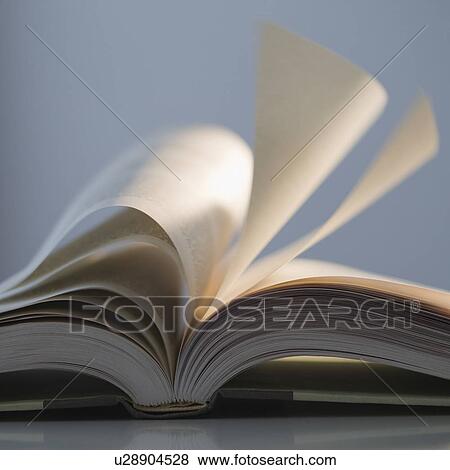 Pages of open book splaying View Large Photo Image Stock Photo - Pages of open book splaying. Fotosearch