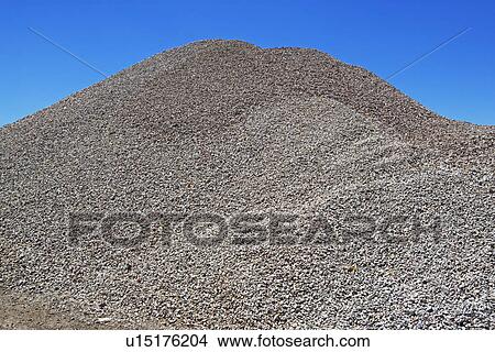Picture - Pile of gravel. Fotosearch