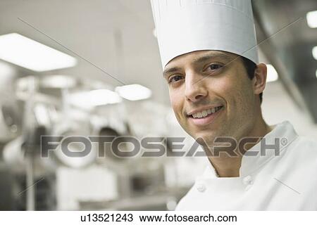 Portrait of professional chef View Large Photo Image Stock Image - Portrait of professional chef. Fotosearch