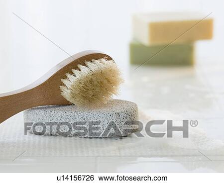 Pumice stone, body brush, and soap View Large Photo Image Stock Photograph - Pumice stone, body brush, and soap. Fotosearch