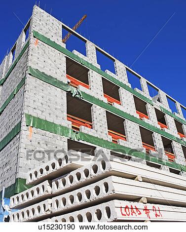Stock Image - Residential construction site, New York City, New York, United States. Fotosearch