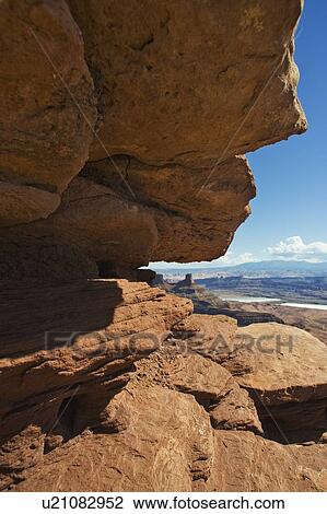 Stock Image - Rock formation at Canyonlands National Park, Utah. Fotosearch