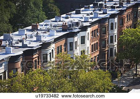 Rowhouses in Brooklyn, New York View Large Photo Image Stock Image - Rowhouses in Brooklyn, New York. Fotosearch