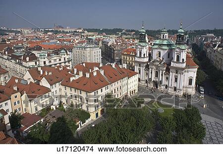 Saint Nicholas Church in Prague View Large Photo Image Picture - Saint Nicholas Church in Prague. Fotosearch