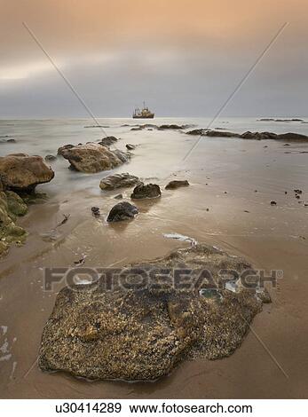 Seascape at sunset View Large Photo Image Stock Photo - Seascape at sunset. Fotosearch