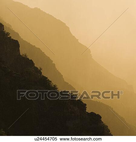 Silhouette of Grand Canyon mountain range View Large Photo Image Stock Photography - Silhouette of Grand Canyon mountain range. Fotosearch