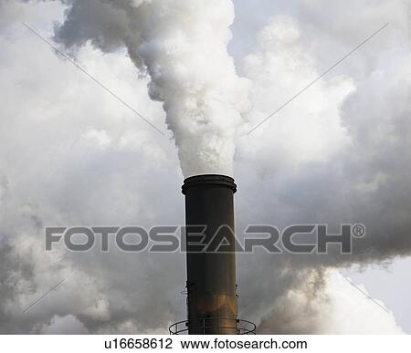 Stock Image - smokestacks. Fotosearch