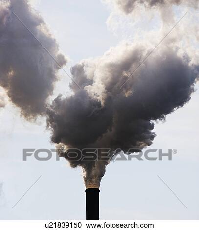 Stock Image - smokestacks. Fotosearch