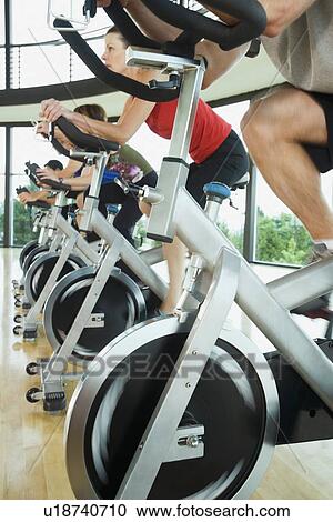 Spinning class View Large Photo Image Stock Image - Spinning class. Fotosearch