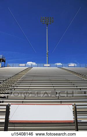 Stock Photograph - Stadium bleachers. Fotosearch