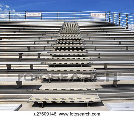 Stadium bleachers View Large Photo Image Stock Photograph - Stadium bleachers. Fotosearch